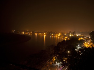 View river at night