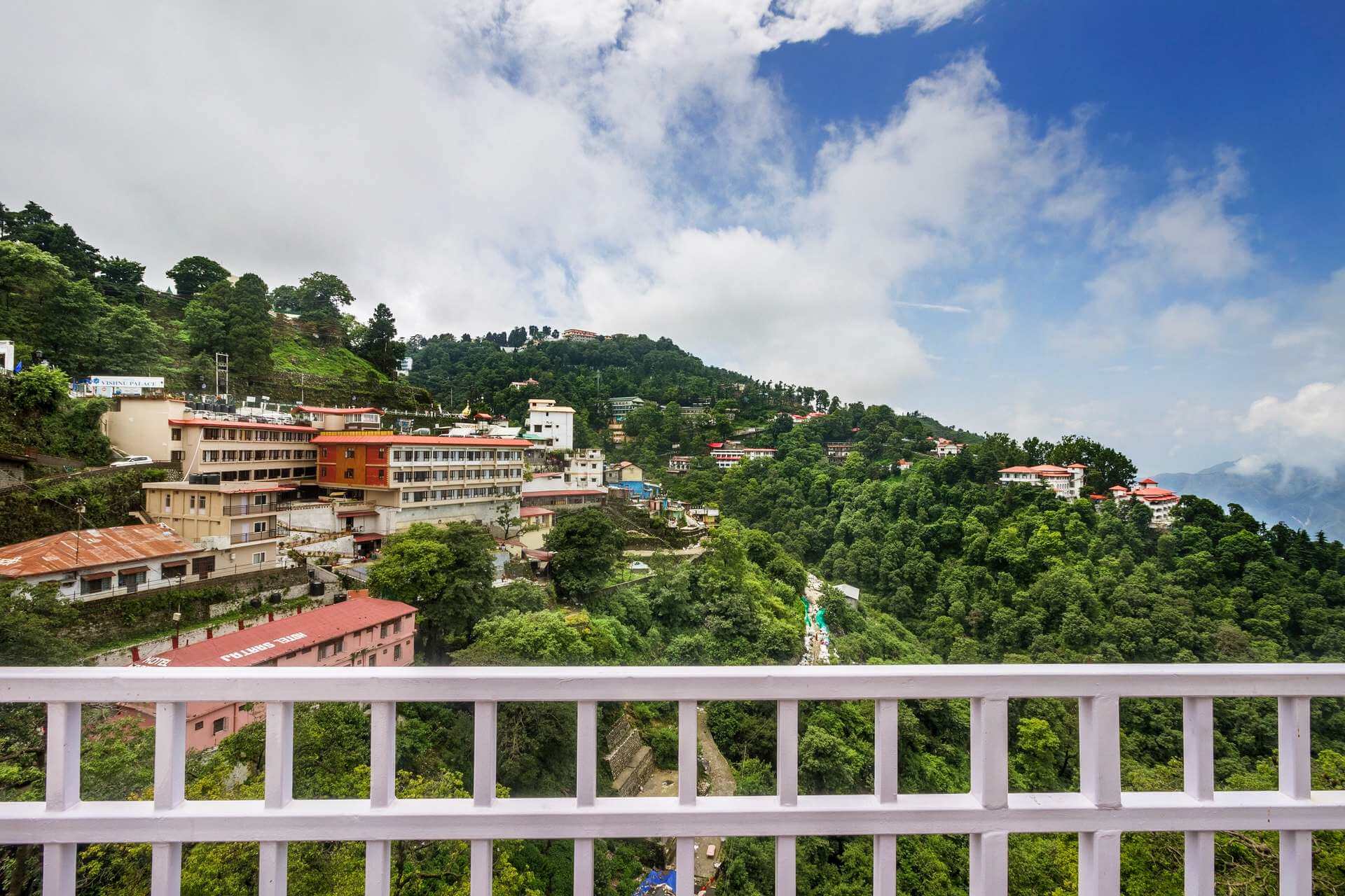 Rooftop View from EllBee Mussoorie Hills